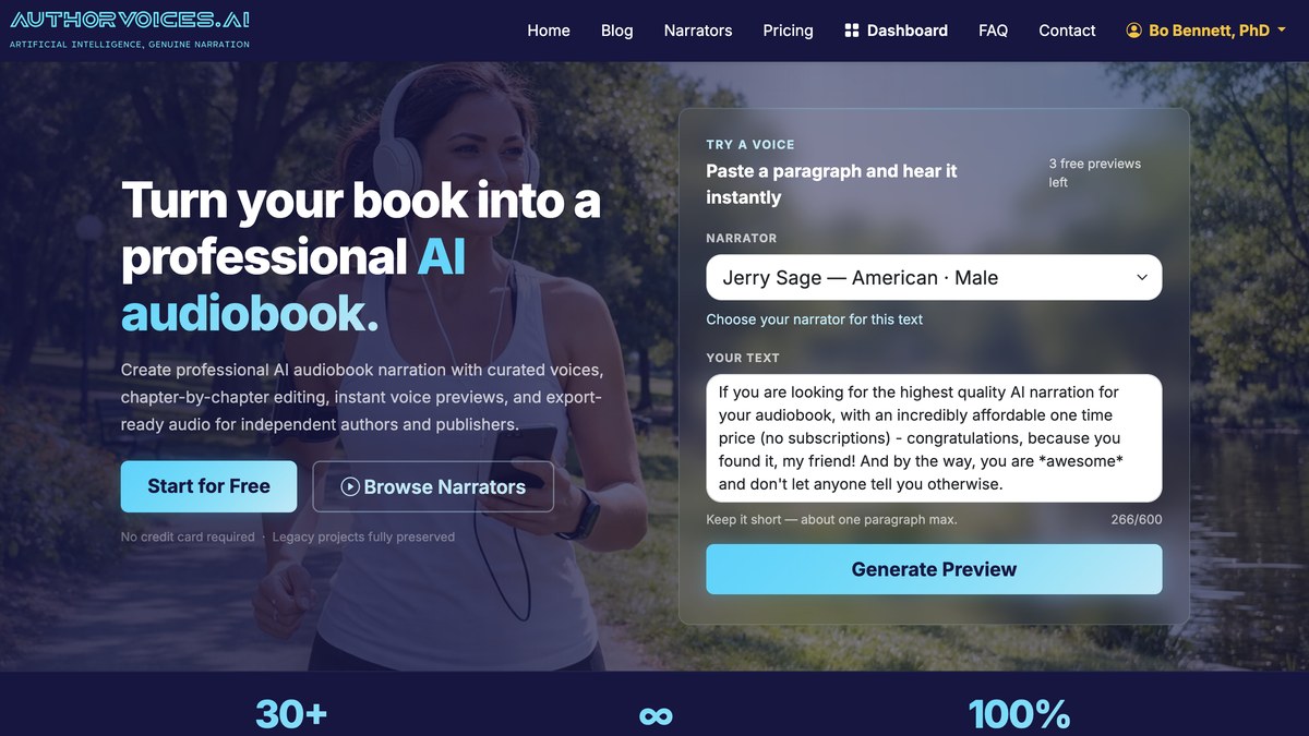 Why Authors Are Turning to AuthorVoices.ai for Fast, Affordable Audiobook Creation
