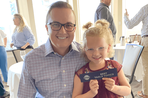 #254: A Toastmasters Ribbon of Inspiration for my 6-Year Old Daughter – Todd Bryant