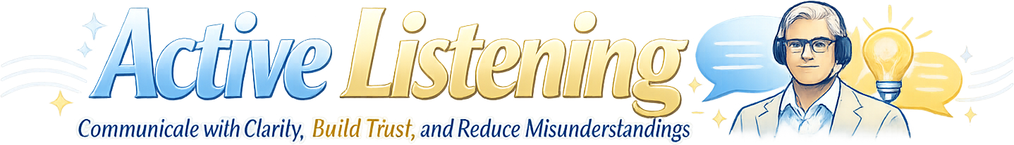 Active Listening: Communicate with Clarity, Build Trust, and Reduce Misunderstandings logo