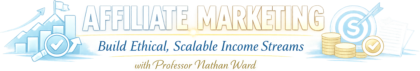 Affiliate Marketing: Build Ethical, Scalable Income Streams logo