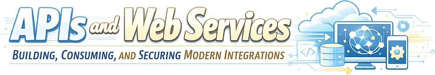 APIs and Web Services: Building, Consuming, and Securing Modern Integrations logo