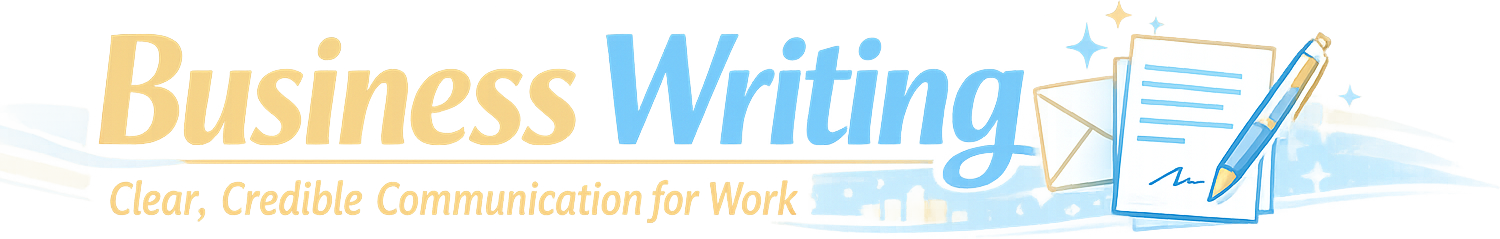 Business Writing: Clear, Credible Communication for Work logo