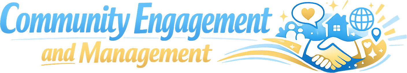 Community Engagement and Management logo