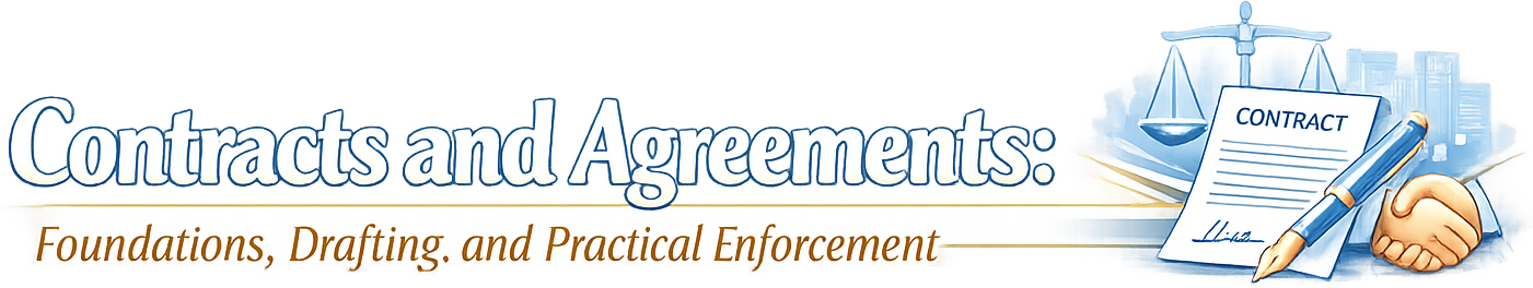 Contracts and Agreements: Foundations, Drafting, and Practical Enforcement logo