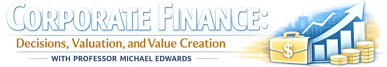 Corporate Finance: Decisions, Valuation, and Value Creation logo