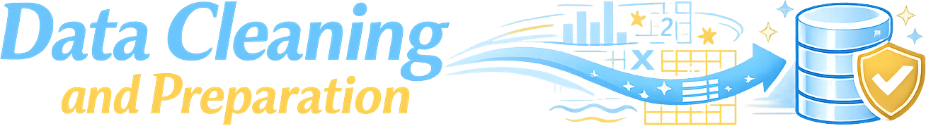 Data Cleaning and Preparation logo