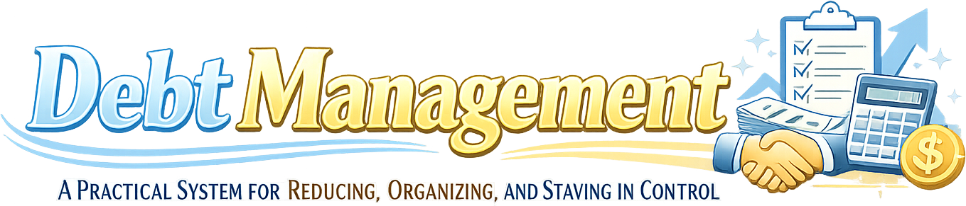 Debt Management: A Practical System for Reducing, Organizing, and Staying in Control logo