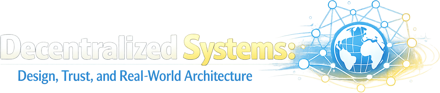 Decentralized Systems: Design, Trust, and Real-World Architecture logo