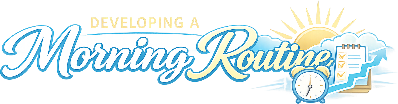 Developing a Morning Routine logo