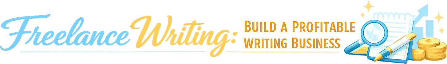 Freelance Writing: Build a Profitable Writing Business logo