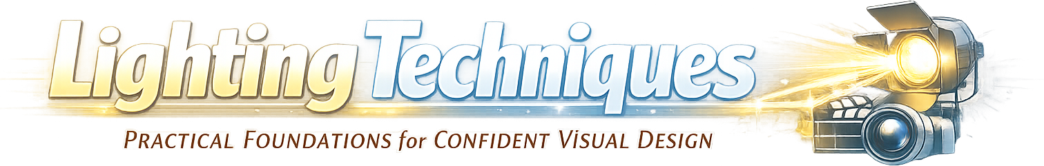 Lighting Techniques: Practical Foundations for Confident Visual Design logo