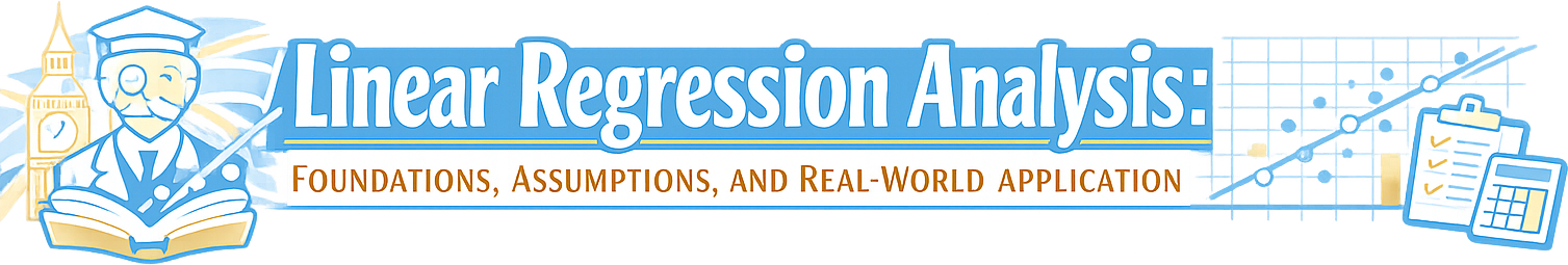 Linear Regression Analysis: Foundations, Assumptions, and Real-World Application logo