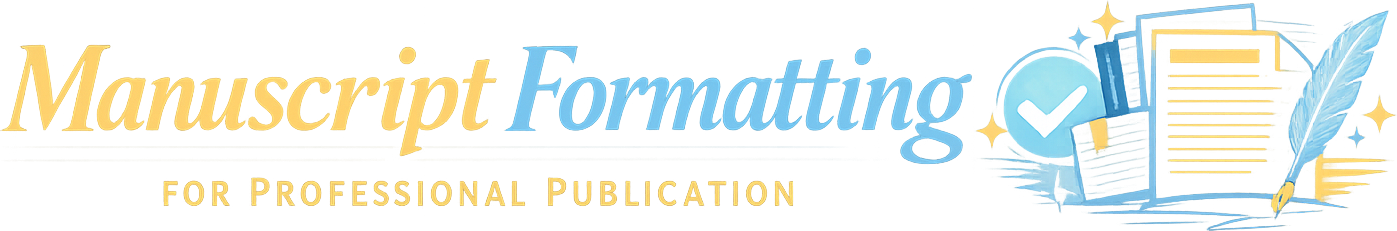 Manuscript Formatting for Professional Publication logo