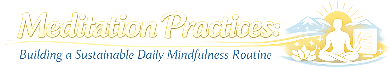 Meditation Practices: Building a Sustainable Daily Mindfulness Routine logo
