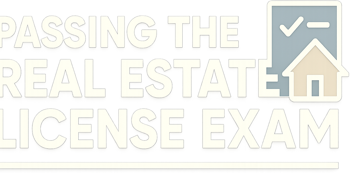 Passing the Real Estate License Exam logo