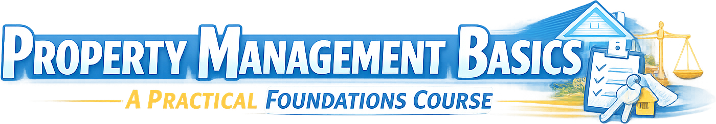 Property Management Basics: A Practical Foundations Course logo