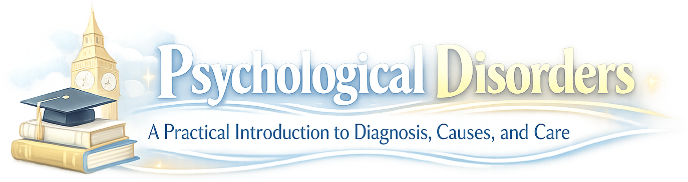 Psychological Disorders: A Practical Introduction to Diagnosis, Causes, and Care logo