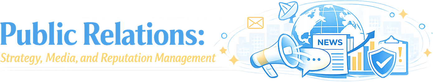 Public Relations: Strategy, Media, and Reputation Management logo