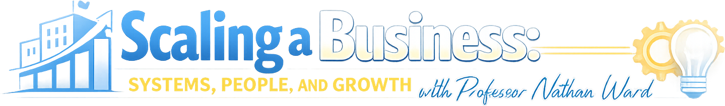 Scaling a Business: Systems, People, and Growth logo