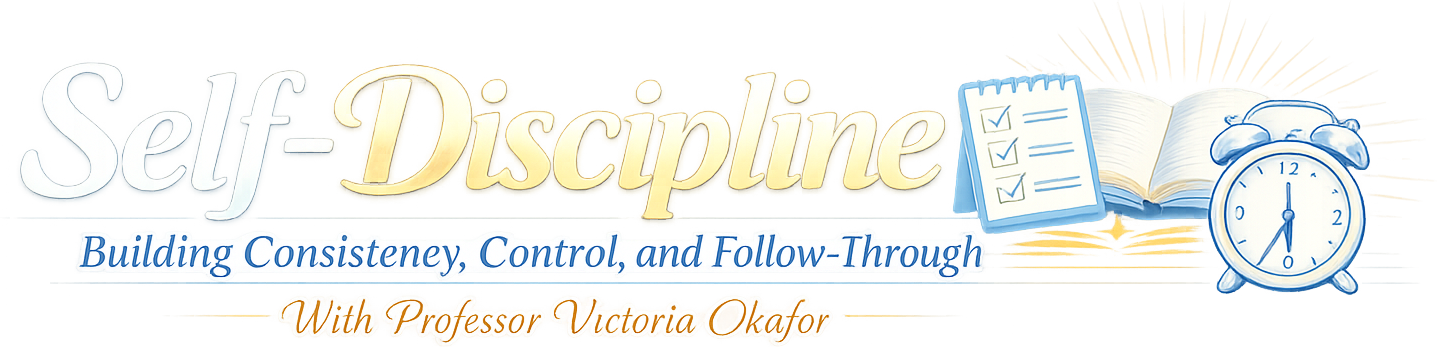 Self-Discipline: Building Consistency, Control, and Follow-Through logo