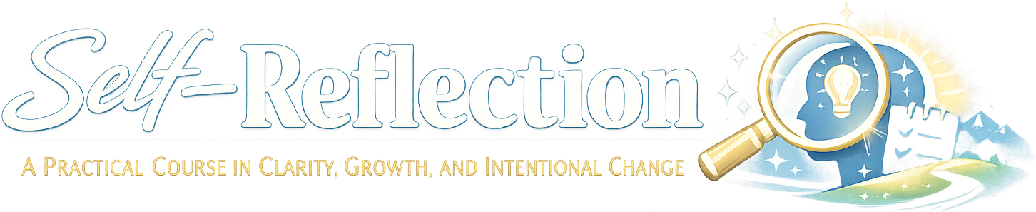 Self-Reflection: A Practical Course in Clarity, Growth, and Intentional Change logo