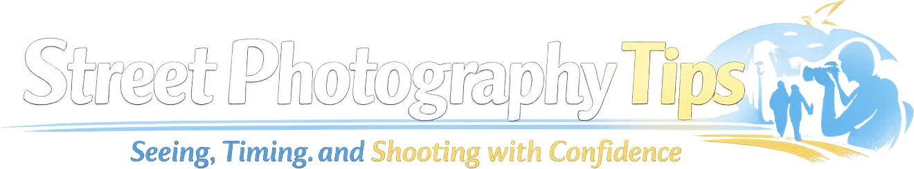 Street Photography Tips: Seeing, Timing, and Shooting with Confidence logo