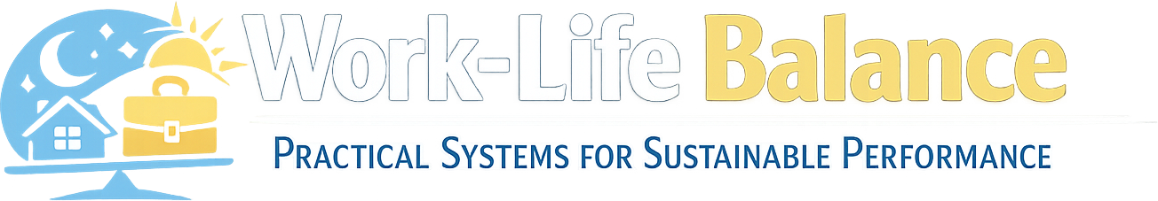 Work-Life Balance: Practical Systems for Sustainable Performance logo