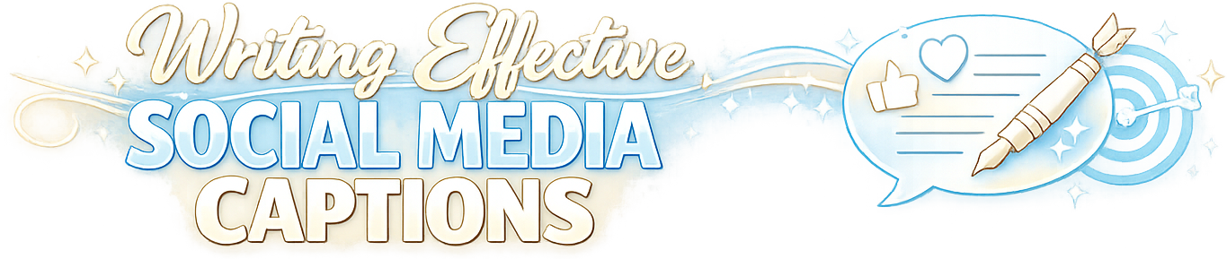 Writing Effective Social Media Captions logo