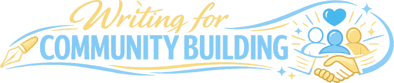 Writing for Community Building logo