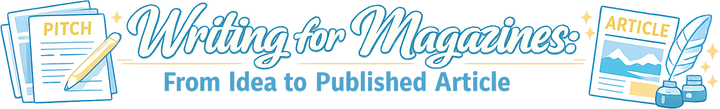 Writing for Magazines: From Idea to Published Article logo