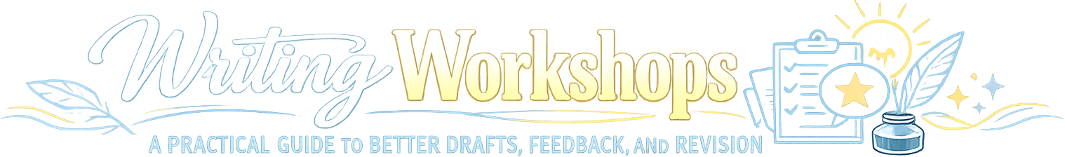 Writing Workshops: A Practical Guide to Better Drafts, Feedback, and Revision logo